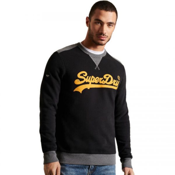 SUPERDRY® VINTAGE LOGO COLOURBLOCK ΦΟΥΤΕΡ M2011551A-02A Black