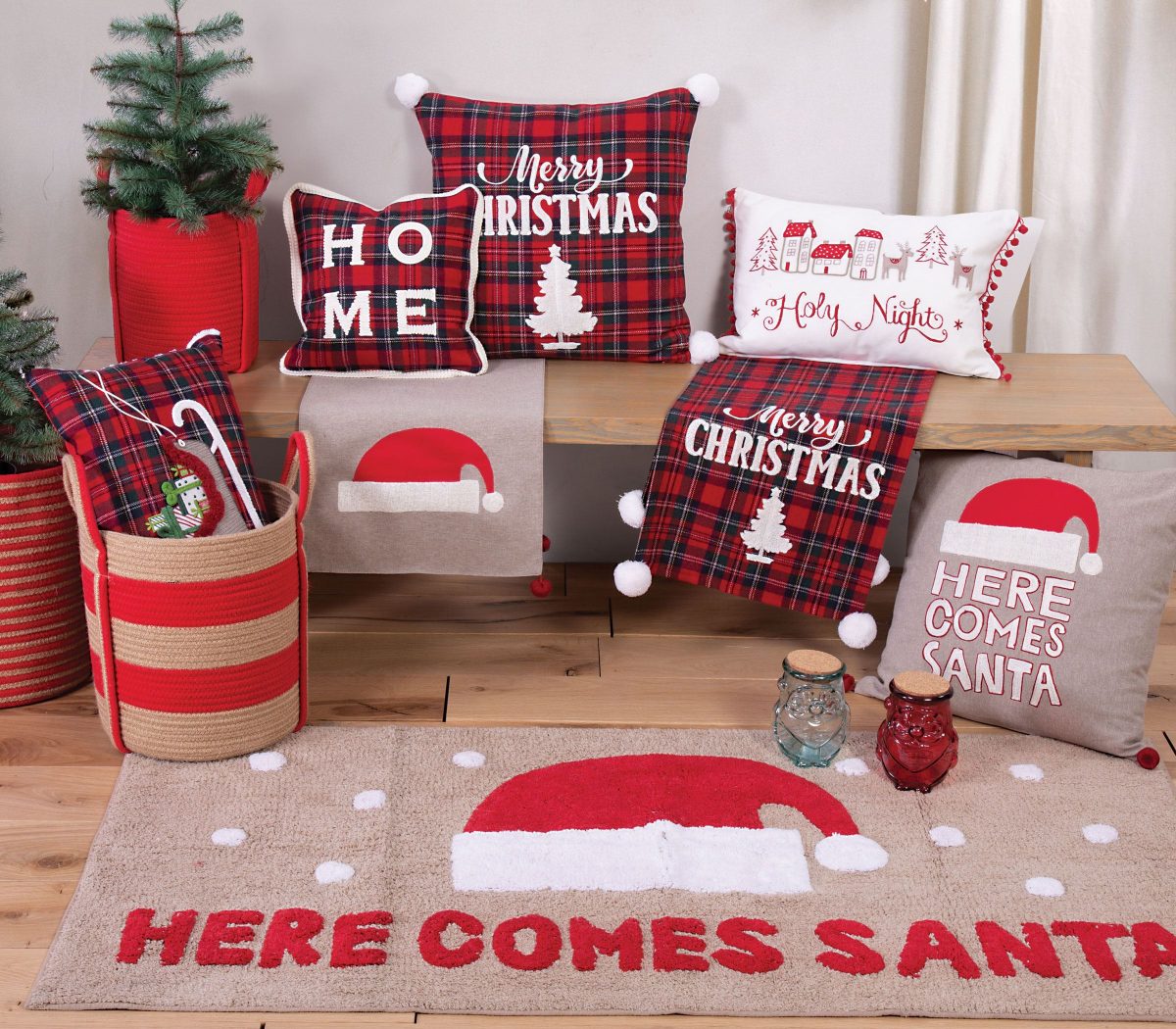 NEF-NEF ΤΡΑΒΕΡΣΑ 33X150 SANTA NIGHT 029492 GREY