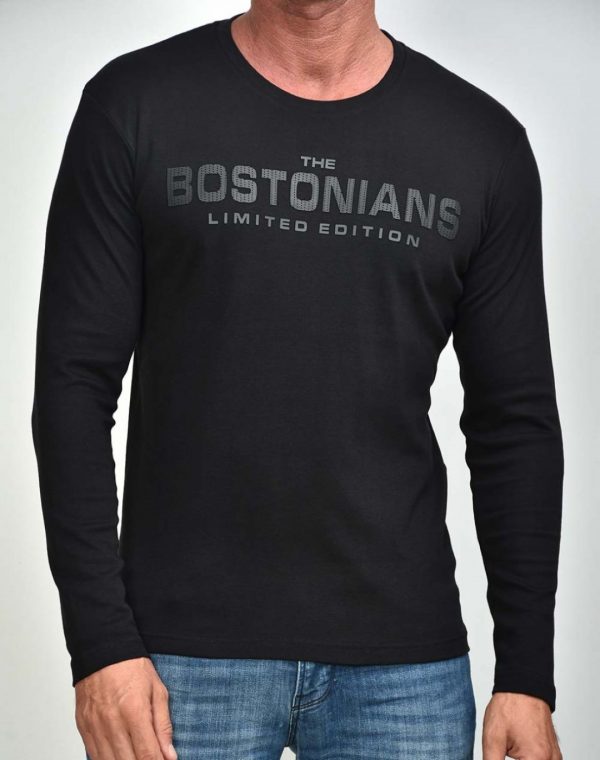 THE BOSTONIANS ΜΠΛΟΥΖΑ T-SHIRT ΜΜ 3TL1120-B00031 Black