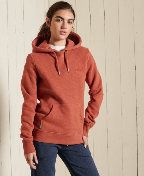 SUPERDRY® VINTAGE LOGO EMB HOODΙΕ ΦΟΥΤΕΡ W2011147A-6LF Spiced Marl