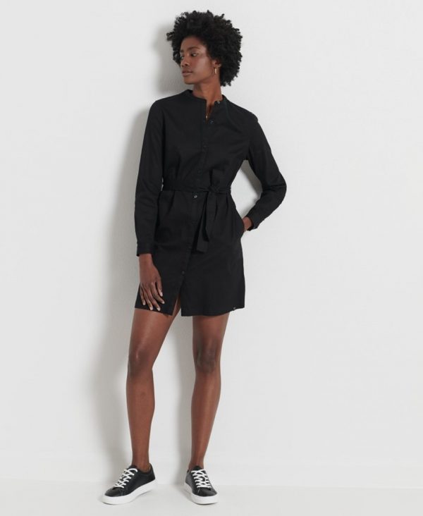 SUPERDRY® STUDIOS Classic Shirt Dress W8010911A-02A Black