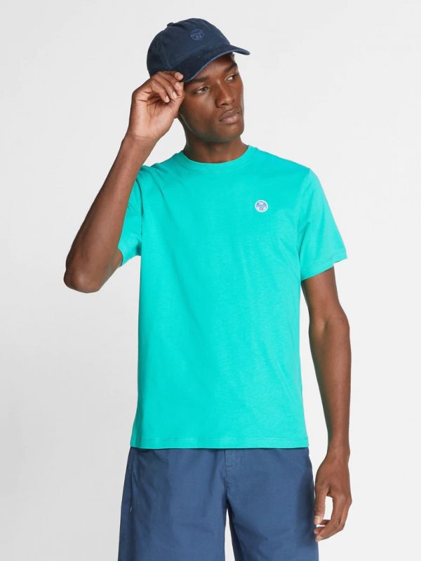 NORTH SAILS S/S T-SHIRT W/LOGO ΜΠΛΟΥΖΑ ΑΝΔΡIKH 692791-0423 Emerald