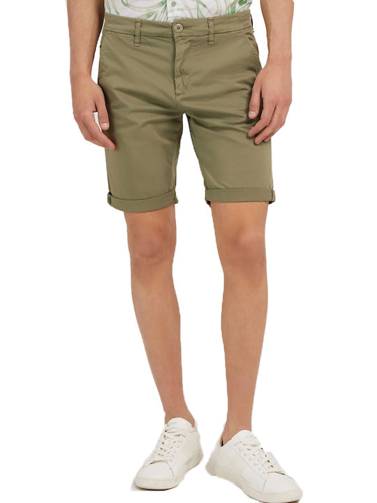 Guess Ανδρική Βερμούδα Chino Χακί M2GD18WEI53-G9D5 KHAKI/ΧΑΚΙ