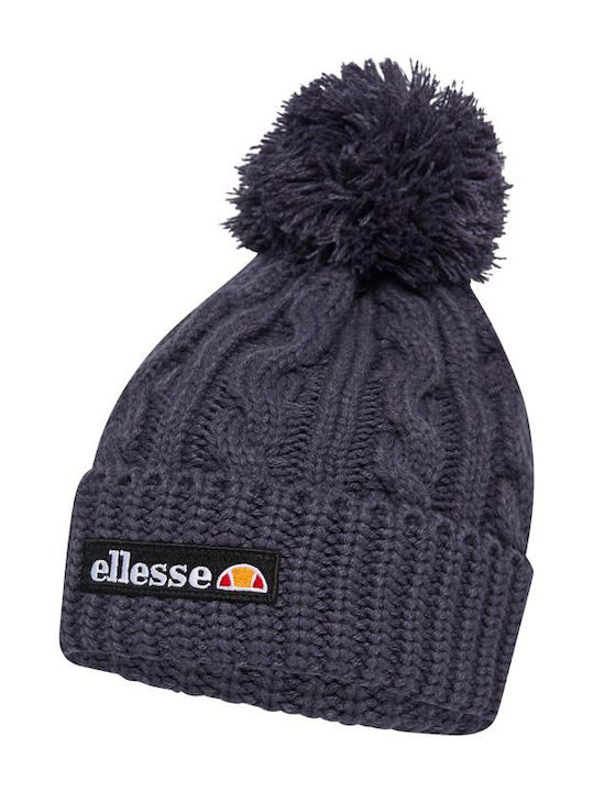 Ellesse Jaida Pom Pom Beanie Γυναικείος Σκούφος με Πλεξούδες SAPA2648-429 Blue Navy/Μπλέ Navy