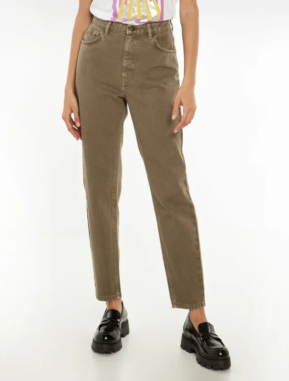 Toi&Moi Mom fit τζιν  20-4667-123 Khaki/Χακί