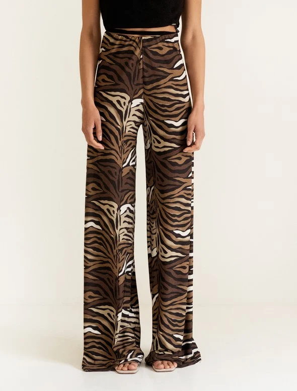 Toi&Moi Animal print παντελόνα 20-4867-123-Animal/Άνιμαλ