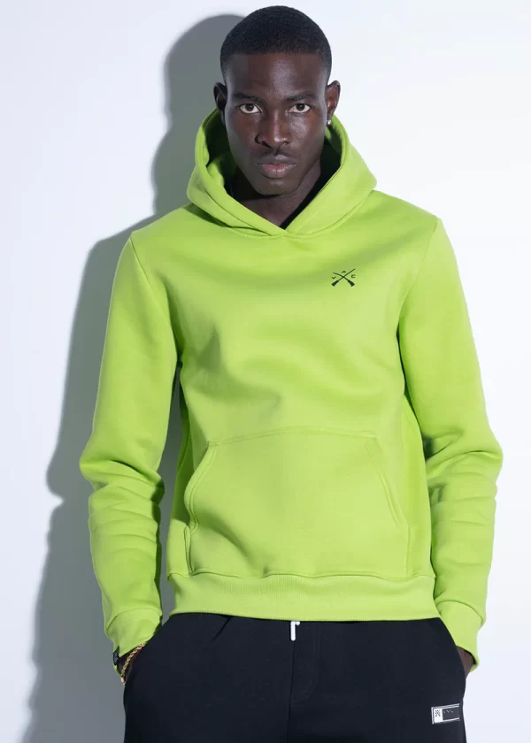 Vinyl Art Clothing VINYL ΦΟΥΤΕΡ ΜΕ ΤΥΠΩΜΑ ΠΡΑΣΙΝΟ-GLOBE POPOVER HOODIE 54230-20-Lime/Λάιμ