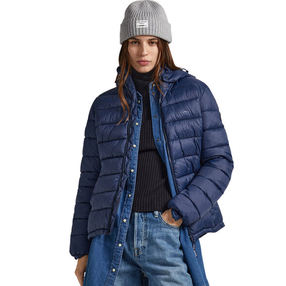 PEPE JEANS 'MADDIE' PUFFER ΜΠΟΥΦΑΝ ΓΥΝΑΙΚEIO PL402253-594 Dulwich/Μπλέ