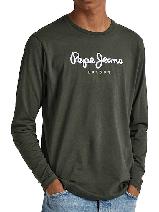 Pepe Jeans Ανδρική Μπλούζα Μακρυμάνικη PM508209-728 Olive/Λαδί