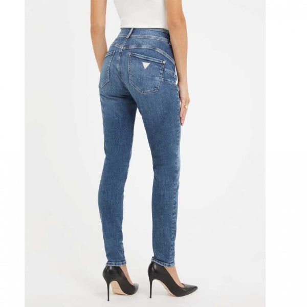 Guess Γυναικείο Jean Παντελόνι σε Skinny Εφαρμογή W3BA35D56D2-BSPE-Light Blue/Ανοιχτό Μπλέ