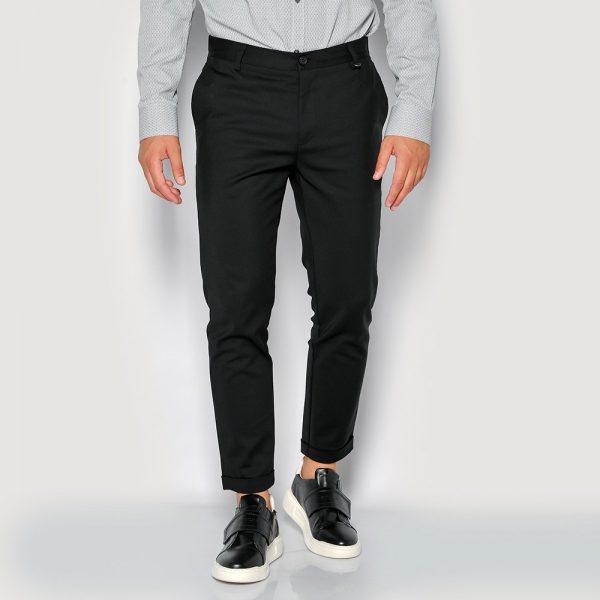 SOGO ΠΑΝΤΕΛΟΝΙ ΑΝΔΡΙΚΟ BLACK SLIM FIT 23534-847-103-BLACK/Μαύρο