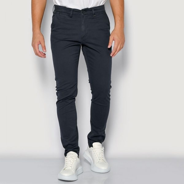 Brokers ΠΑΝΤΕΛΟΝΙ CHINO ΑΝΔΡΙΚΟ ΒΑΜΒΑΚΕΡΟ MARINE SLIM FIT 23514-401-451-MARINE/Μπλέ Μαρίν