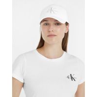 Calvin Klein Γυναικείο Monogram Καπέλο - K60K610280 0LI - Λευκό/White