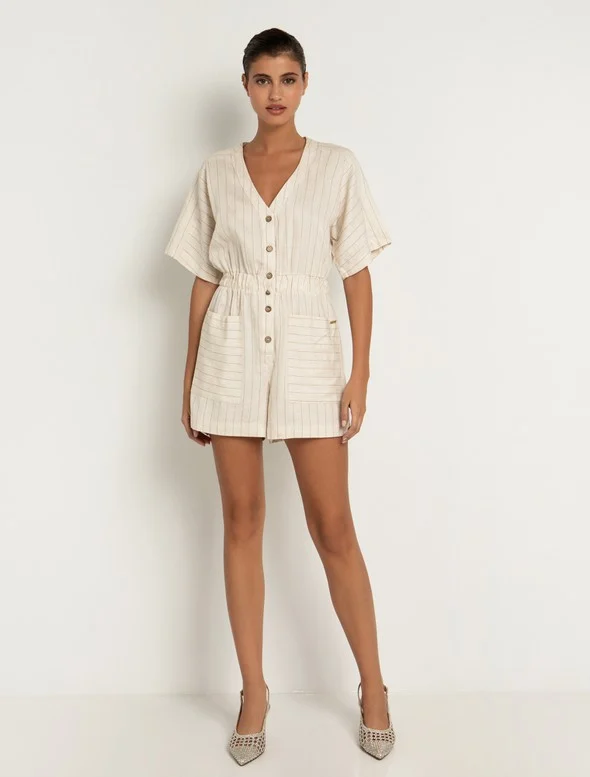 Toi&Moi Playsuit με ρίγες 20-5265-124-Ριγέ