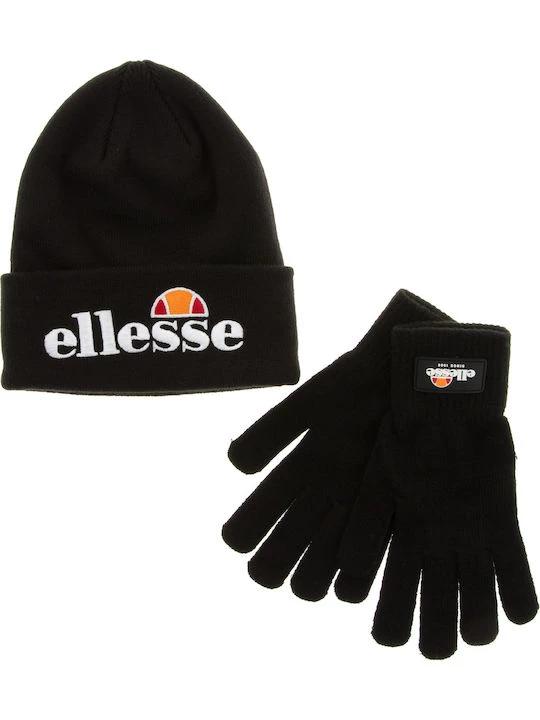 Ellesse Unisex Σετ Σκούφου-Γαντιών Velly & Bubb Gift Pack SAAZ0783-011-Black/Μαύρο