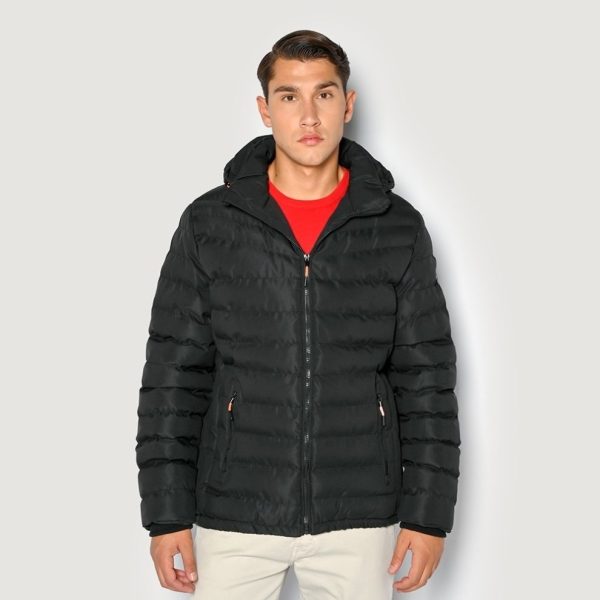 Brokers Ανδρικό Μπουφάν Χειμωνιάτικο Puffer 23510-110-078-Black/Μαύρο