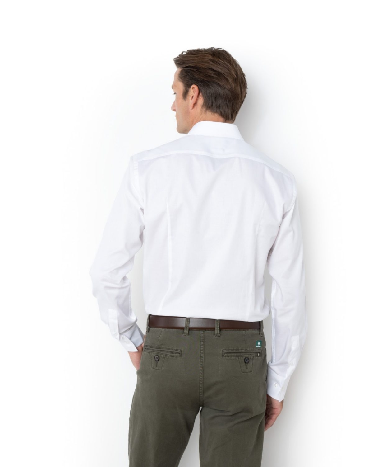 The Bostonians ΠΟΥΚΑΜΙΣΟ DOBBY SLIM FIT  3ACP2128|B001WH-White/Λευκό